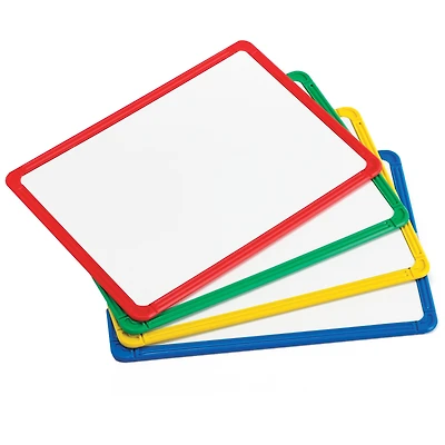 Learning Advantage™ Plastic Framed Metal Whiteboard, Set of 4
