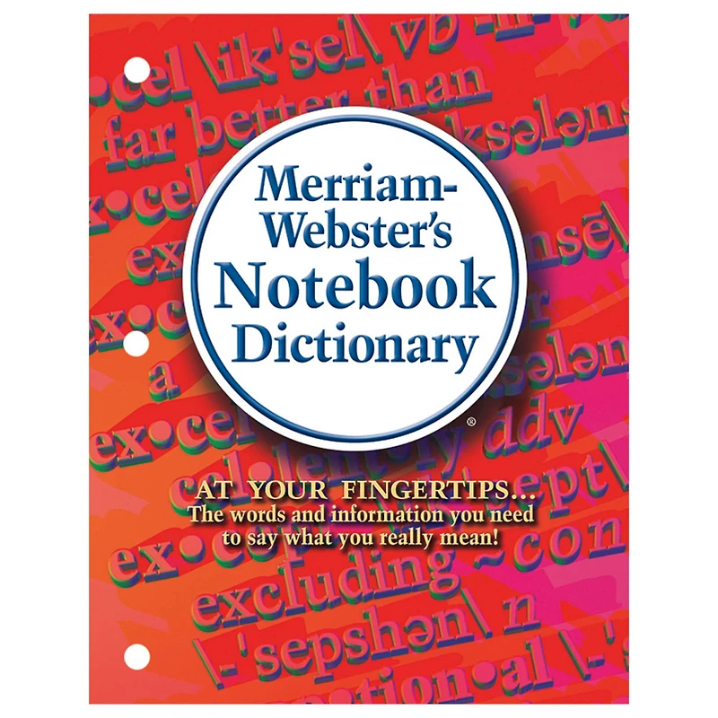 Merriam-Webster's Notebook Dictionary, Pack of 3