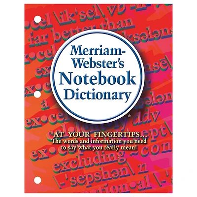 Merriam-Webster's Notebook Dictionary, Pack of 3