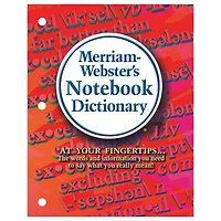 Merriam-Webster's Notebook Dictionary, Pack of 3