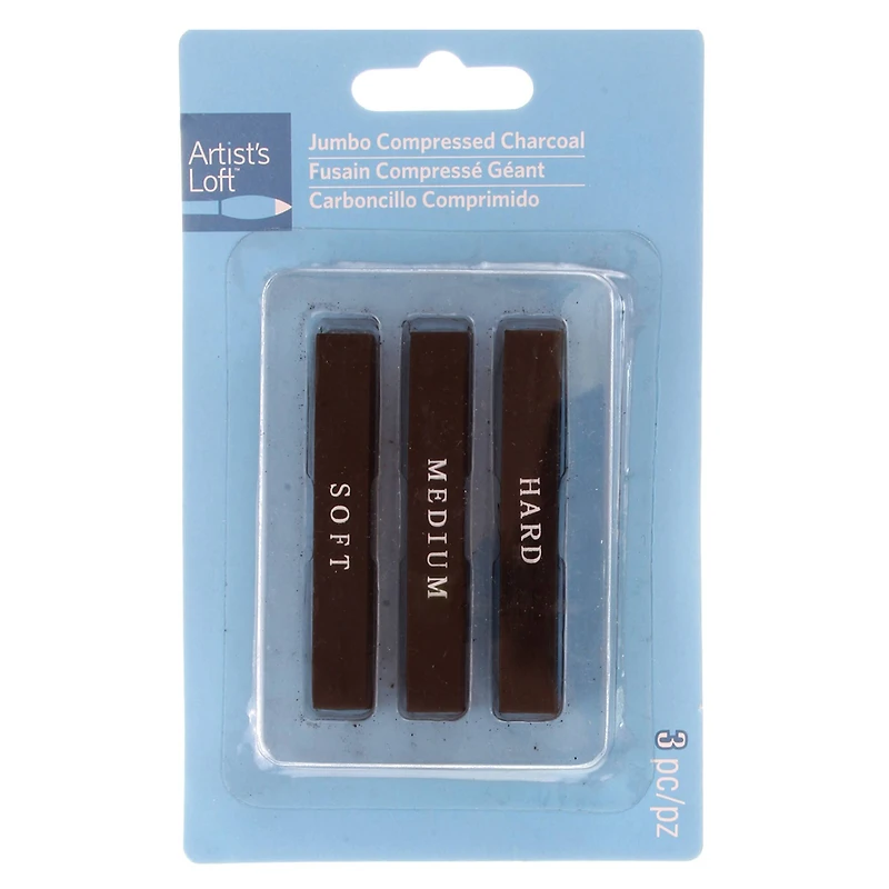 Jumbo Compressed Charcoal by Artist's Loft®