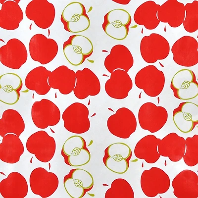Red Solvang Oilcloth
