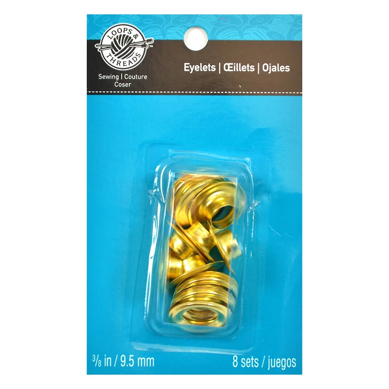 Gold Eyelets by Loops & Threads™