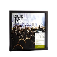 12.5" x 12.5" Black Deluxe LP Album Frame by Studio Décor®