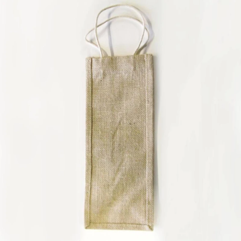 Burlap Wine Bag Pack of 2