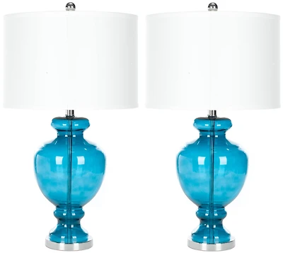 Morocco Glass Lamp Set in