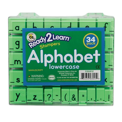 Ready2Learn™ 1" Manuscript Alphabet Stamps, Lowercase, 34/Pack