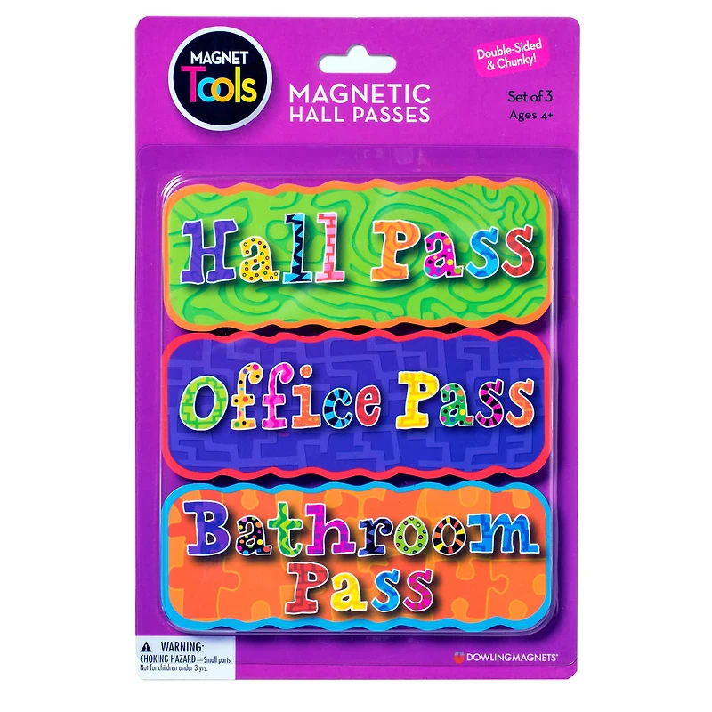 Magnets Tools™ Magnetic Hall Pass, Set of 3