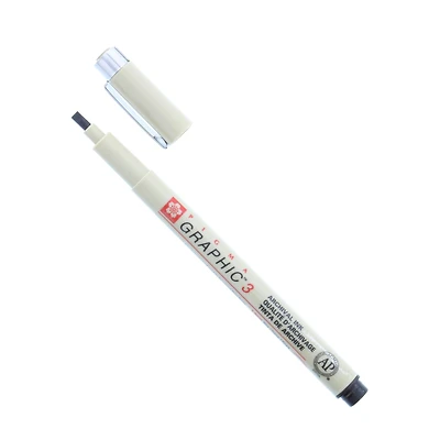 Pigma® Graphic™ 3mm Black Pen