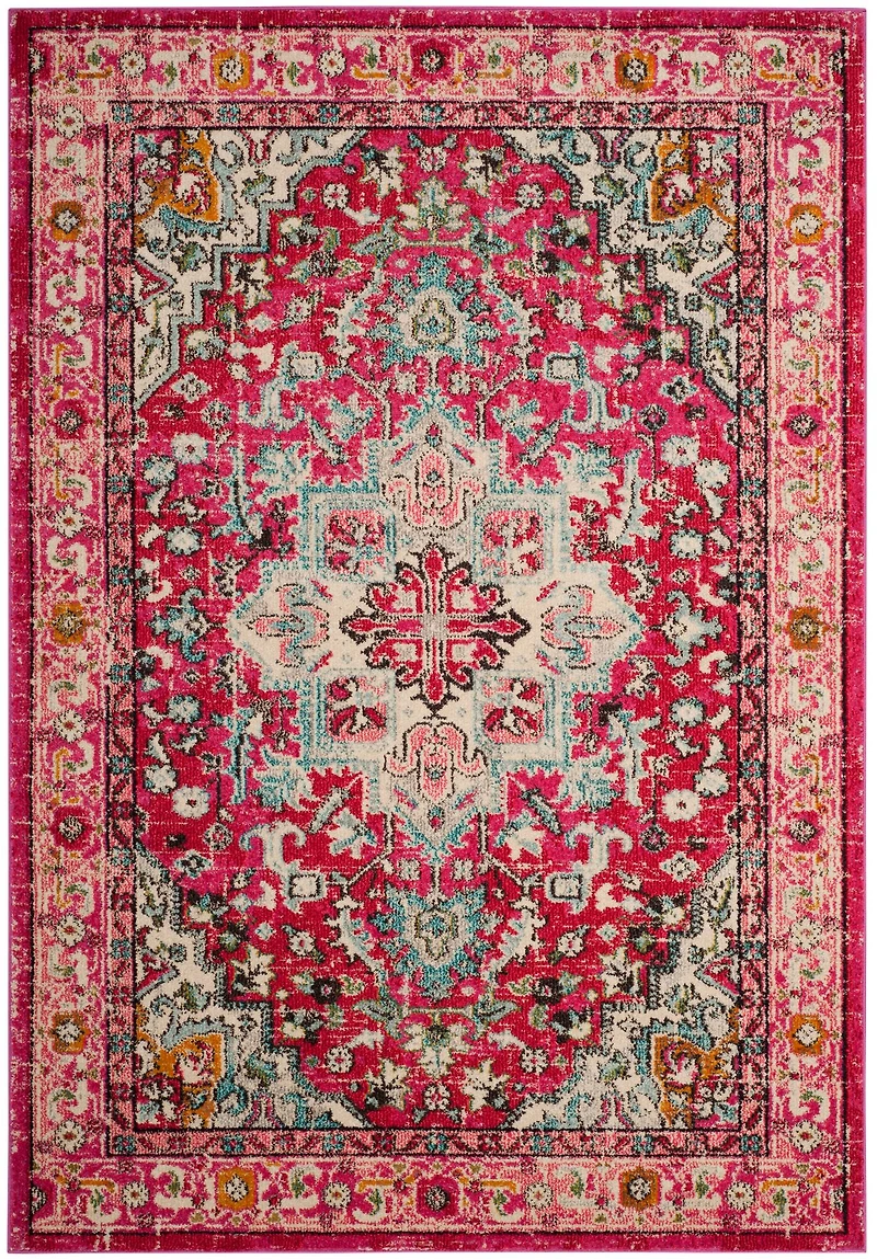 Monaco Botanic Medallion 4' X 5'-7" Area Rug