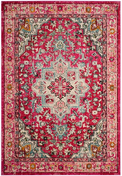 Monaco Botanic Medallion 4' X 5'-7" Area Rug