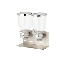 Honey Can Do Silver Designer Edition Double Dry Food Dispenser