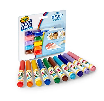 Crayola® Color Wonder Mess Free™ Classic Mini Markers, 10ct.
