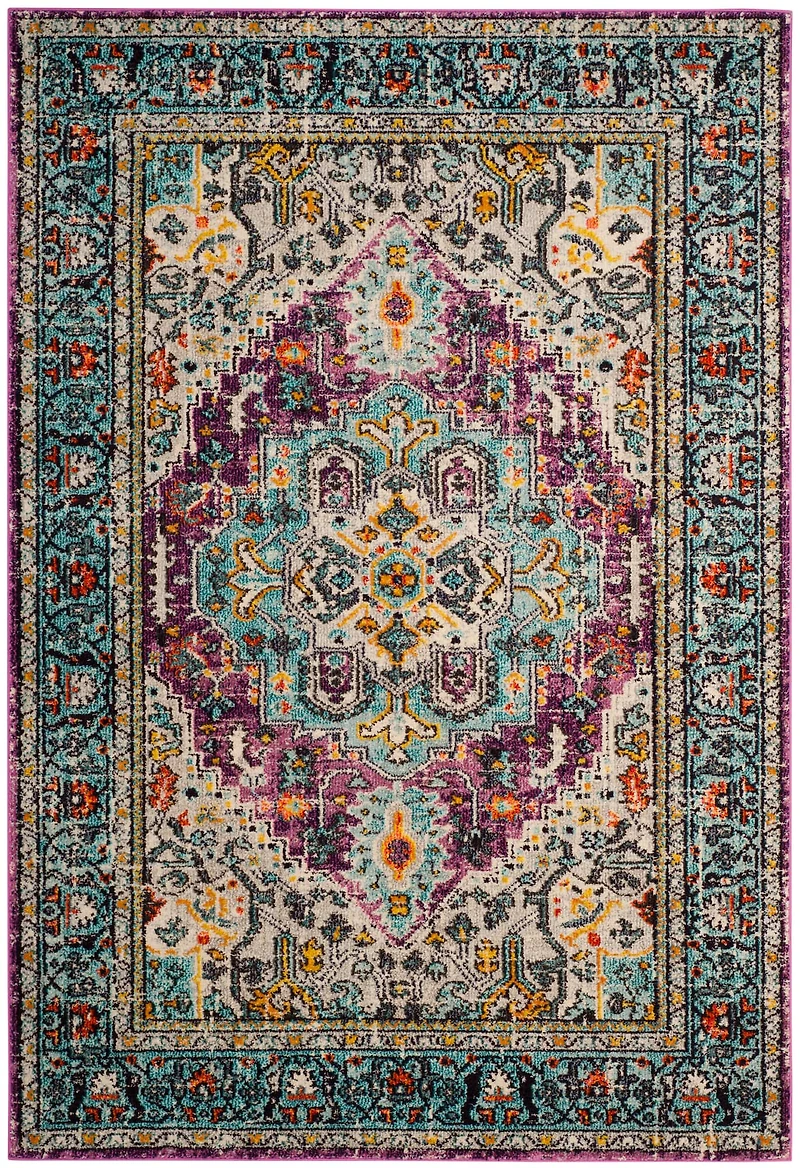 Monaco Geo Medallion 4' X 5'-7" Area Rug