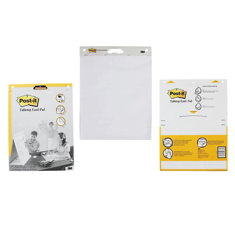 Post-it® Self-Stick Tabletop Easel Pad