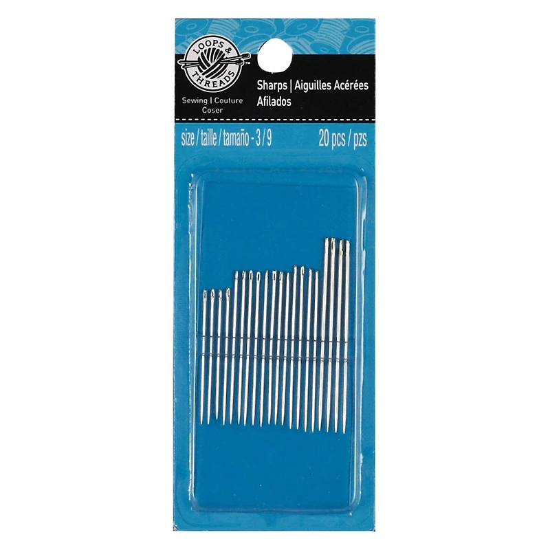 3/9 Sewing Needles by Loops & Threads®