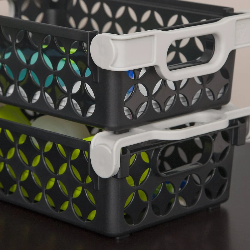 Iris® Black Decorative Baskets, 3 Combo Set