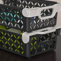 Iris® Black Decorative Baskets, 3 Combo Set