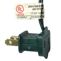 24" Pre-Lit Cedar Pine Artificial Wreath with Warm White LED Lights