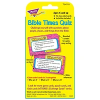 Trend Enterprises® Bible Times Quiz Game Cards, 6 Sets