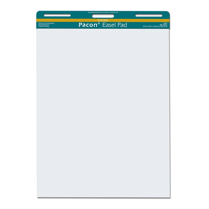 Unruled Easel Pad, 50 Sheets