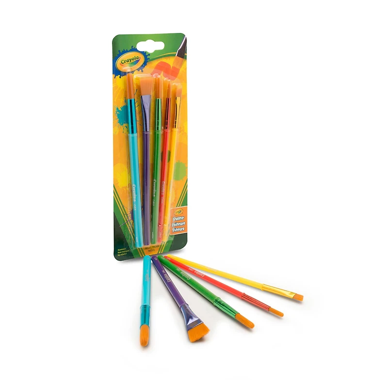 Crayola® Art & Craft Brushes, 5 Count
