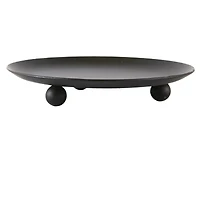 Ashland® Brushed Metal Candle Plate