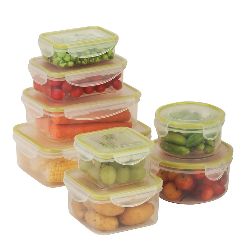 Honey Can Do Locking Food Storage Set, 16 Pieces