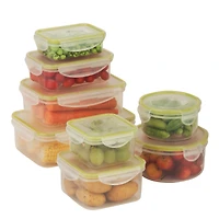 Honey Can Do Locking Food Storage Set, 16 Pieces
