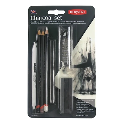 Derwent® Charcoal Mixed Media Set