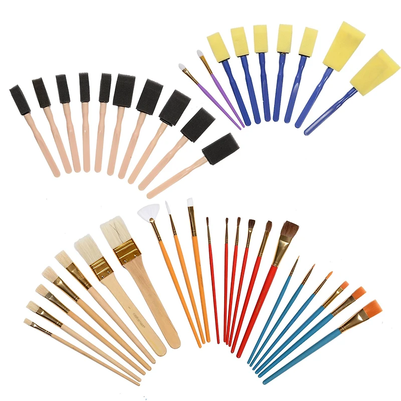 Craft Smart™ Brush Assortment, 40 Pack