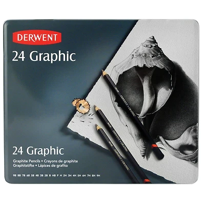 Derwent Graphite 24 Pencil Tin Set