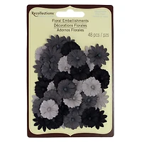 12 Packs: 48 ct. (572 total) Black Button Daisy Embellishments by Recollections™