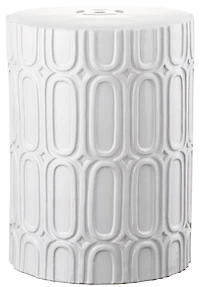 Melody Garden Stool in Antique White