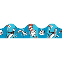 Eureka® Deco Trim® Cat in the Hat™ Blue Borders, 222ft.