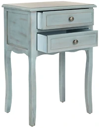 Lori End Table in Grey