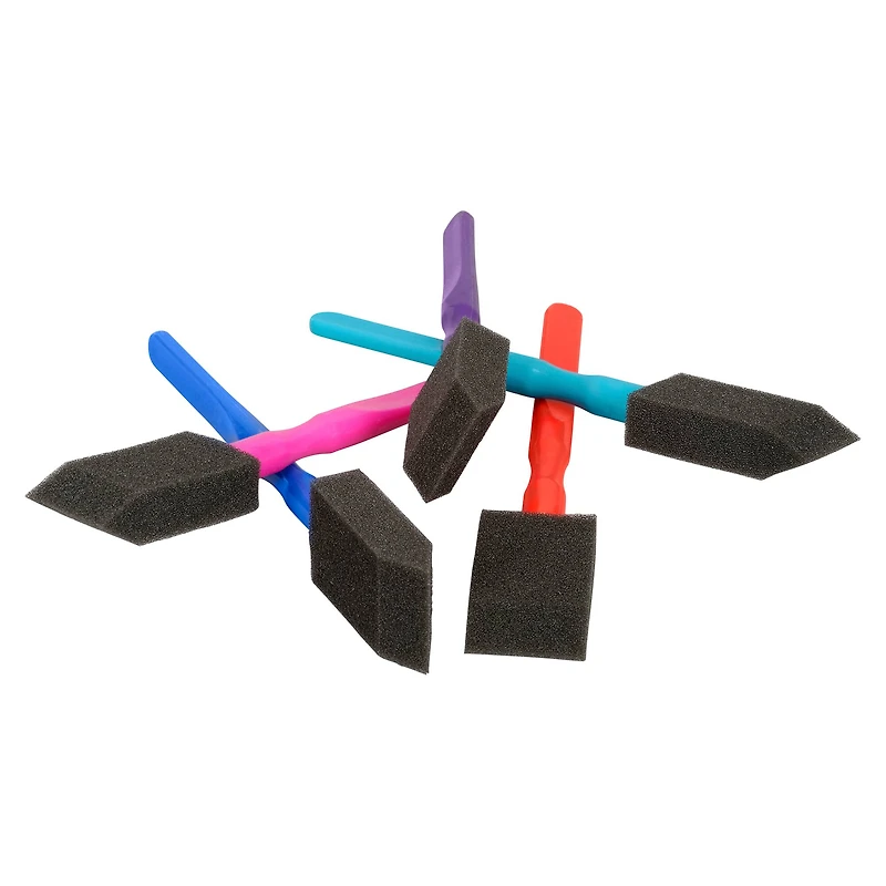 72 Piece 1" Foam Brush Set by Craft Smart®