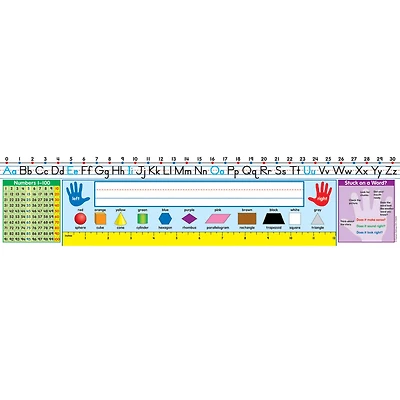Carson Dellosa™ Self-Adhesive Traditional Manuscript Nameplates, Grades 1-2, Pack of 30