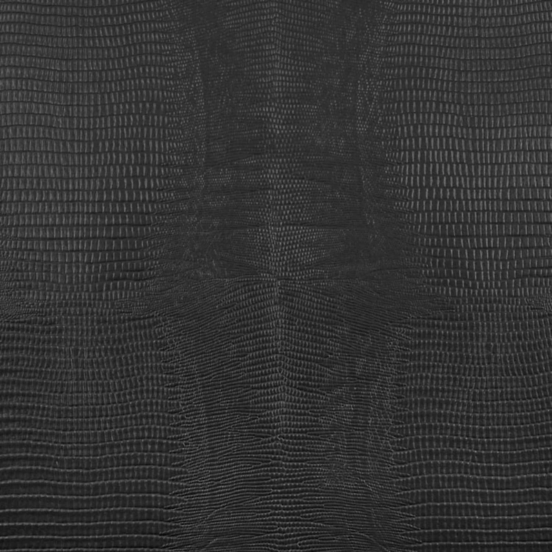 Reptile Faux Leather Vinyl, Black