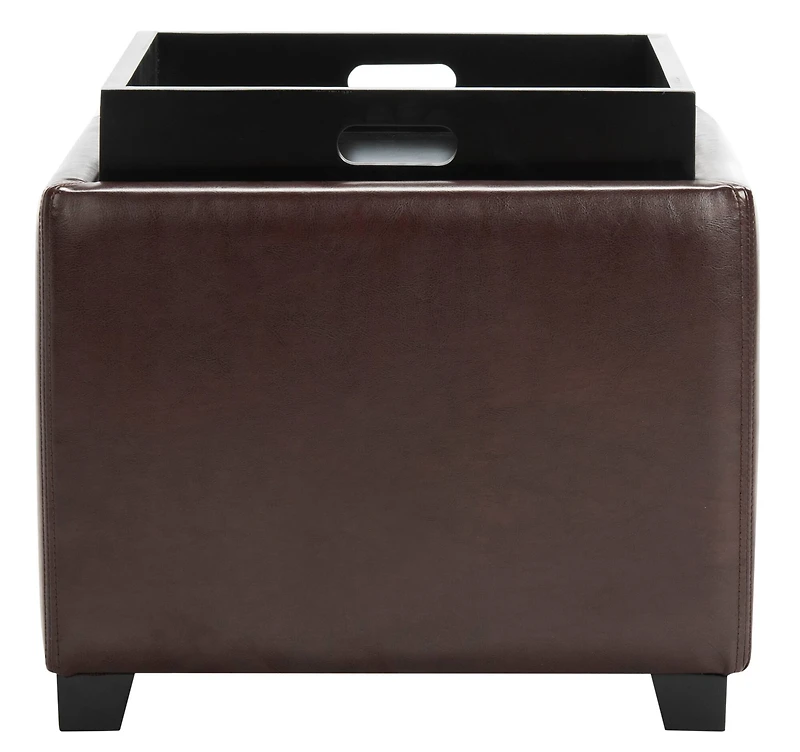 Bobbie Ottoman in Cordavan