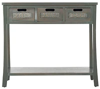 Autumn 3 Drawer Console in French Grey