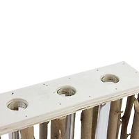 7.75" Branches in Wood Frame Vase Tabletop Accent