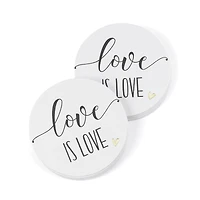 Hortense B. Hewitt Co. Coasters, Love is Love