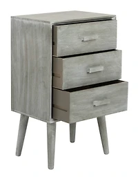 Pomona 3 Drawer Chest in Slate Grey