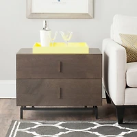 Herschel Cabinet in Dark Brown & Black