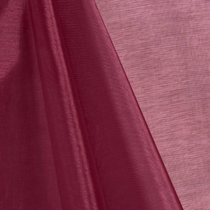 Burgundy Mirror Organza