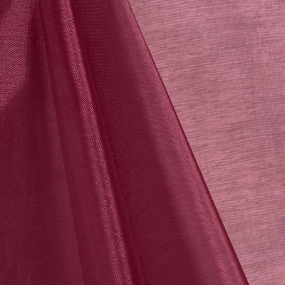 Burgundy Mirror Organza