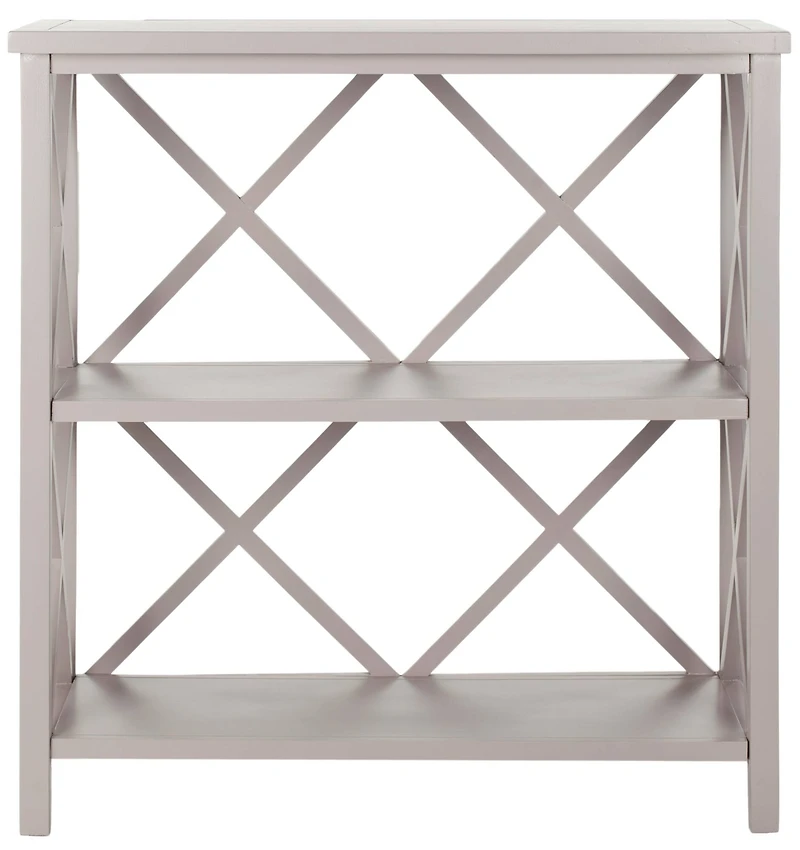 Liam Open Bookcase in Grey