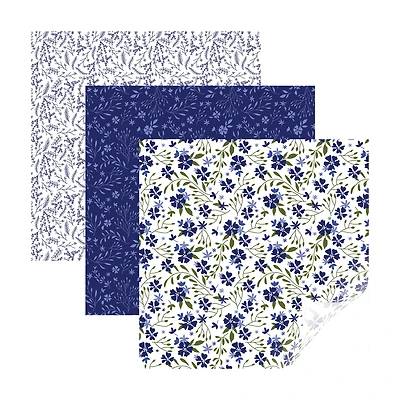 Cricut® Premium Vinyl™ Patterned Sampler, In Bloom Blue