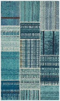 Monaco Block Transitional 3' X 5' Area Rug